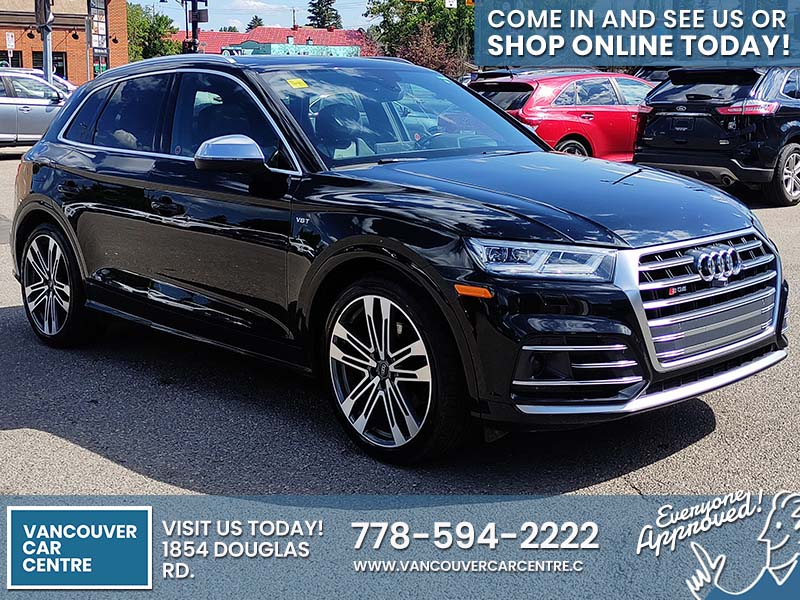 Used SUV 2018 Audi SQ5 Black for sale in Vancouver