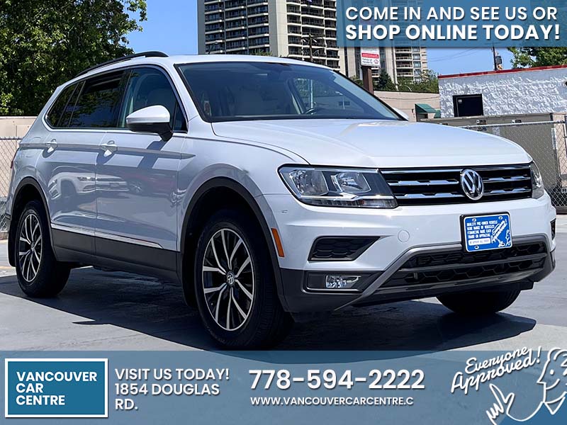 Used SUV 2018 Volkswagen Tiguan White for sale in Vancouver