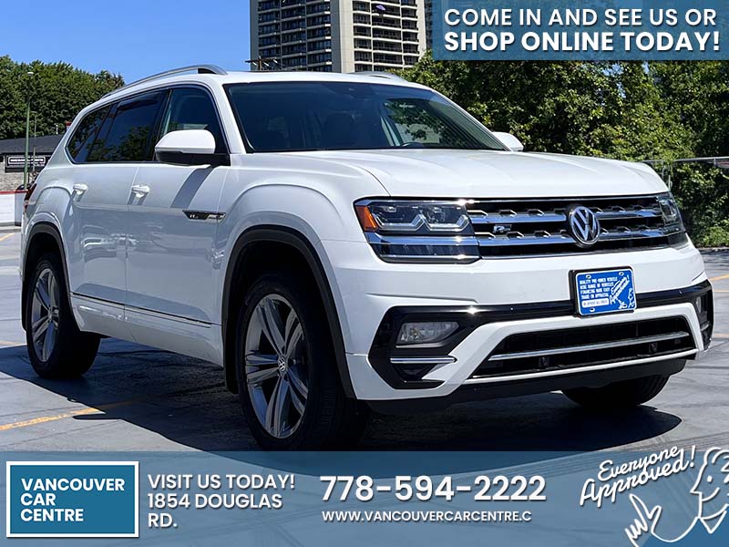 Used SUV 2018 Volkswagen Atlas White for sale in Vancouver