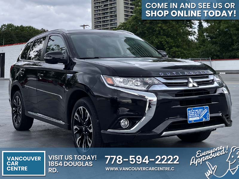 Used SUV 2018 Mitsubishi Outlander PHEV Black for sale in Vancouver