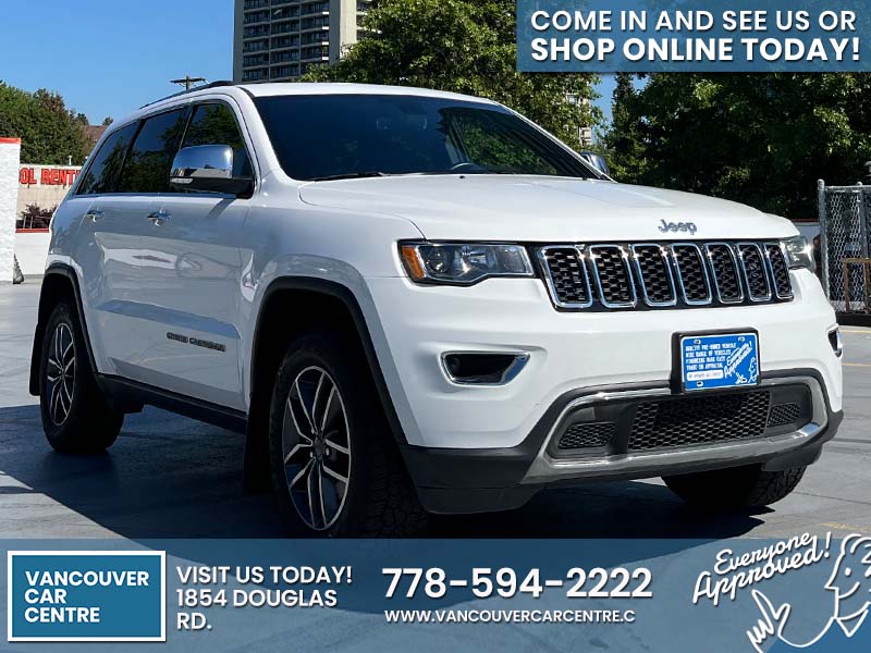 Used SUV 2019 Jeep Grand Cherokee White for sale in Vancouver