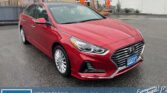 Used Sedan 2018 Hyundai Sonata Red for sale in Vancouver