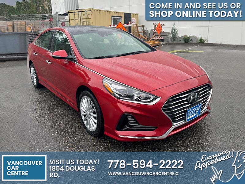 Used Sedan 2018 Hyundai Sonata Red for sale in Vancouver