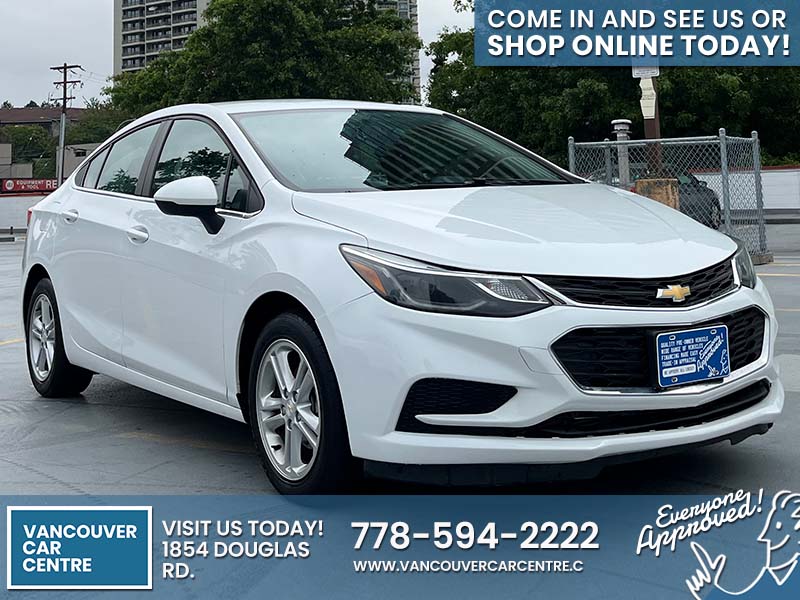 Used Sedan 2018 Chevrolet Cruze White ** for sale in Vancouver