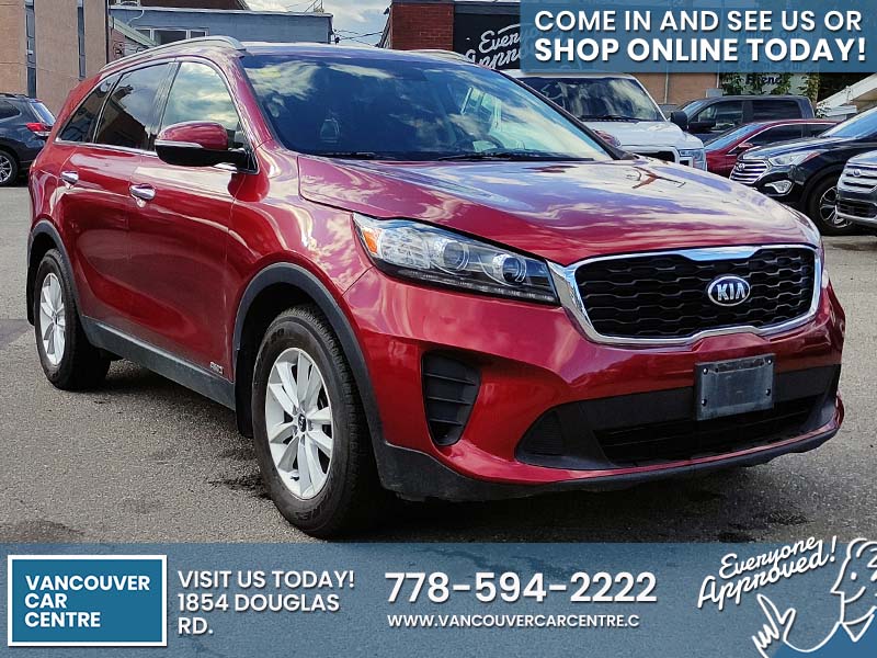 Used SUV 2019 Kia Sorento Red** for sale in Vancouver