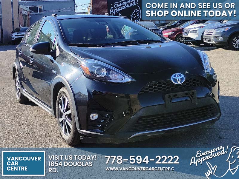 Used Hatchback 2019 Toyota Prius C Black for sale in Vancouver