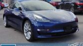 Used Sedan 2019 Tesla Model 3 Blue ** for sale in Vancouver