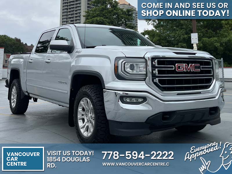 Used Crew Cab 2018 GMC Sierra 1500 Silver ** for sale in Vancouver