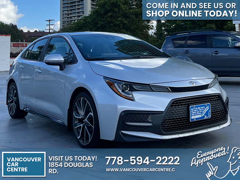 Used Sedan 2020 Toyota Corolla Silver for sale in Vancouver