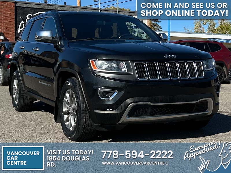 Used SUV 2014 Jeep Grand Cherokee Black ** for sale in Vancouver