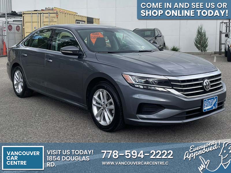 Used Sedan 2021 Volkswagen Passat Gray for sale in Vancouver