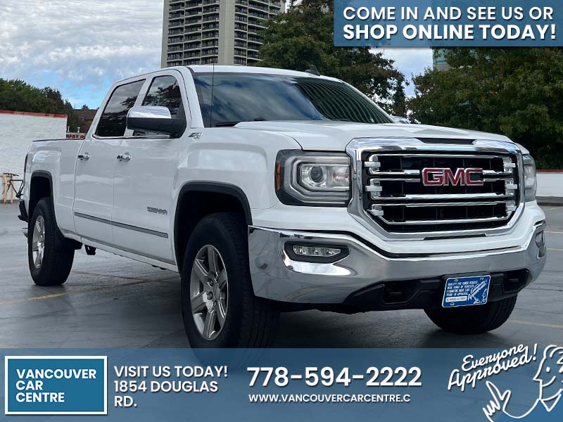 Used Crew Cab 2018 GMC Sierra 1500 White for sale in Vancouver