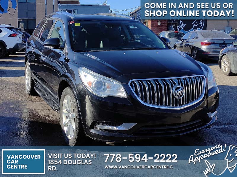 Used SUV 2017 Buick Enclave Black for sale in Vancouver