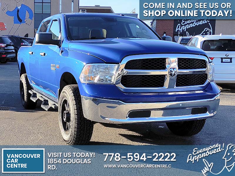 Used Crew Cab 2017 Ram 1500 Blue for sale in Vancouver