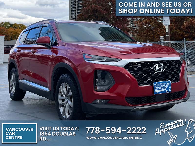 Used SUV 2019 Hyundai Santa Fe Red for sale in Vancouver