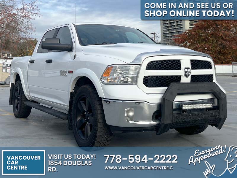 Used Crew Cab 2018 Ram 1500 White for sale in Vancouver