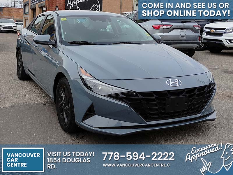 Used Sedan 2021 Hyundai Elantra Gray for sale in Vancouver