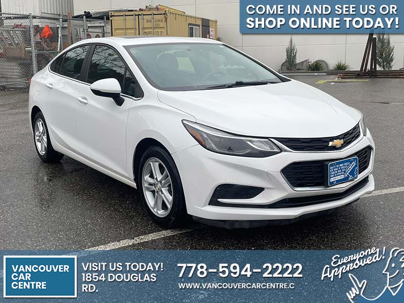 Used Sedan 2017 Chevrolet Cruze White for sale in Vancouver